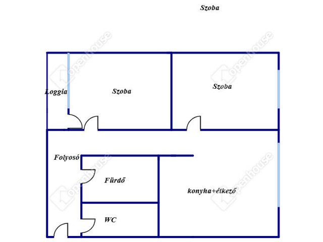 Eladó panellakás, Hajdúböszörményen 64 M Ft, 2 szobás