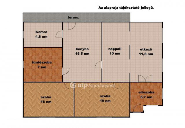 Eladó családi ház, Fegyverneken 15.8 M Ft, 2 szobás