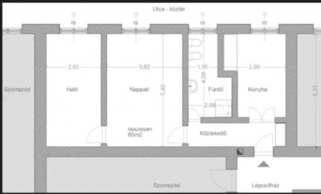 Eladó téglalakás, Szegeden 42 M Ft, 2 szobás