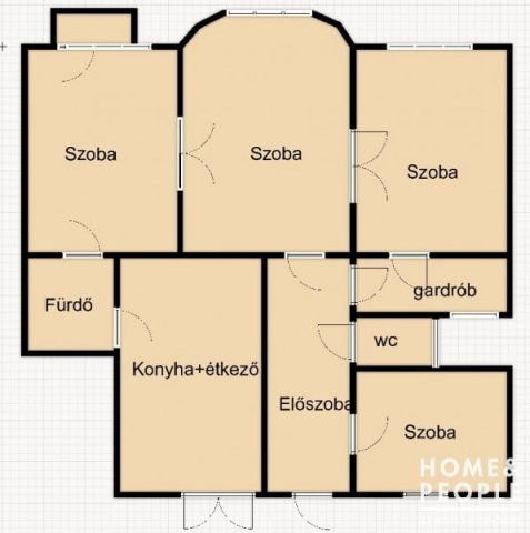 Eladó téglalakás, Szegeden 25 M Ft, 4 szobás