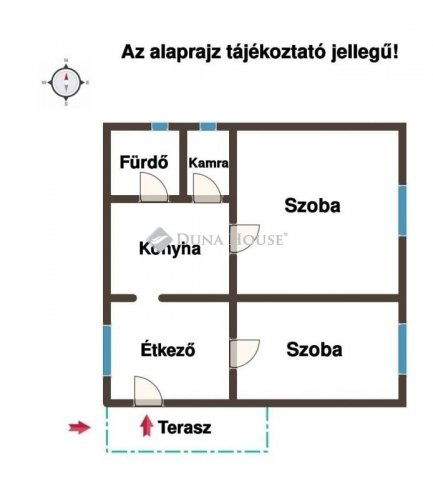 Eladó családi ház, Pusztaszabolcson 45 M Ft, 2 szobás