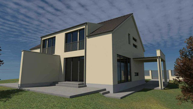 Eladó ikerház, Ostoroson 109 M Ft, 4 szobás