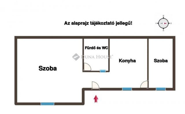 Eladó téglalakás, Nagykanizsán 32.5 M Ft, 2 szobás