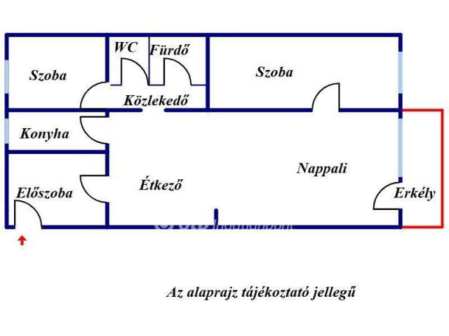 Eladó téglalakás, Csornán 39.9 M Ft, 1+2 szobás