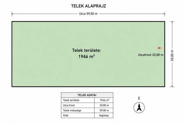 Eladó telek, Magyarhomorogon 2.49 M Ft / költözzbe.hu