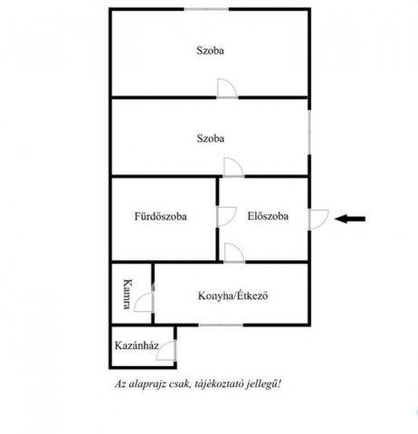 Eladó ikerház, Tégláson 38.5 M Ft, 2 szobás