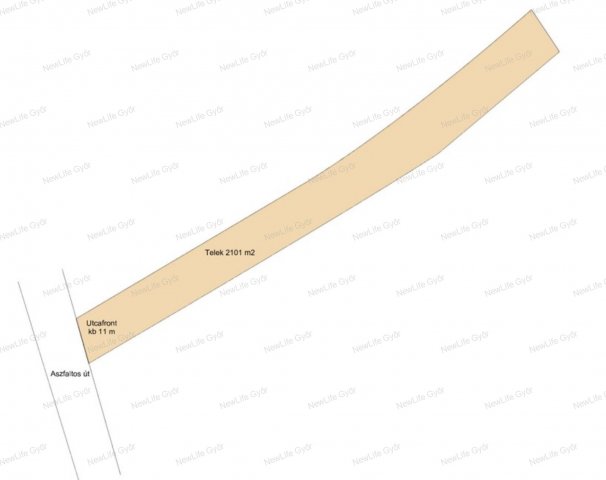 Eladó telek, Győrújbaráton 27 M Ft / költözzbe.hu