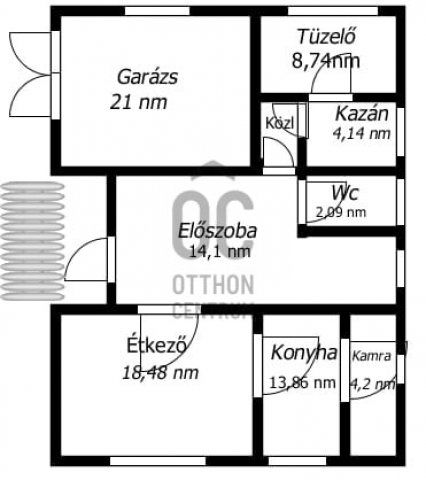 Eladó családi ház, Szalonnán 20.5 M Ft, 4 szobás