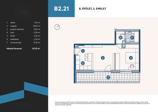 Eladó téglalakás, Vámosszabadin 47.1 M Ft, 1 szobás