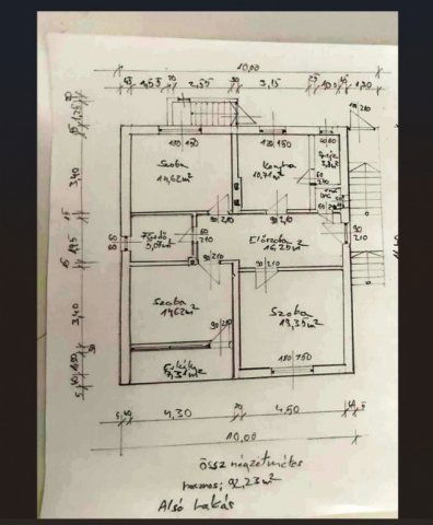 Eladó téglalakás, Veszprémben 75 M Ft, 3 szobás