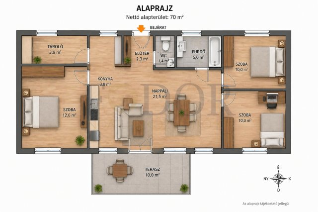 Eladó sorház, Tökölön 79 M Ft, 4 szobás / költözzbe.hu
