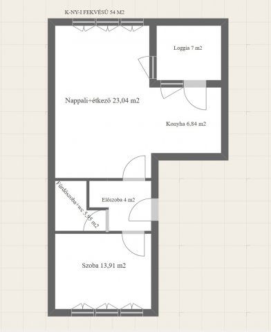 Eladó téglalakás, Nyíregyházán 53 M Ft, 2 szobás
