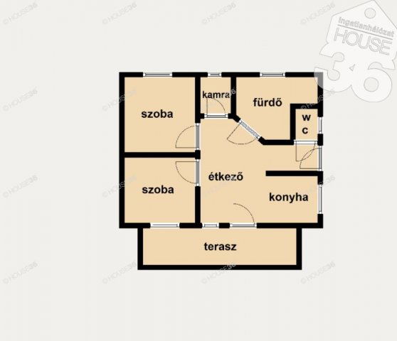 Eladó családi ház, Kecskeméten 65 M Ft, 2 szobás