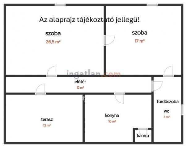 Eladó téglalakás, Balassagyarmaton 25 M Ft, 2 szobás