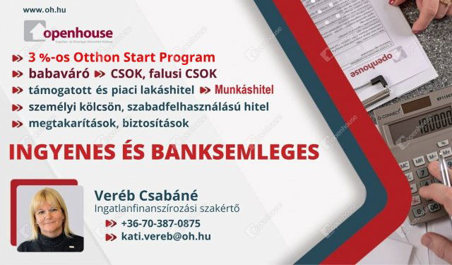 Eladó téglalakás, Miskolcon 58.9 M Ft, 2 szobás