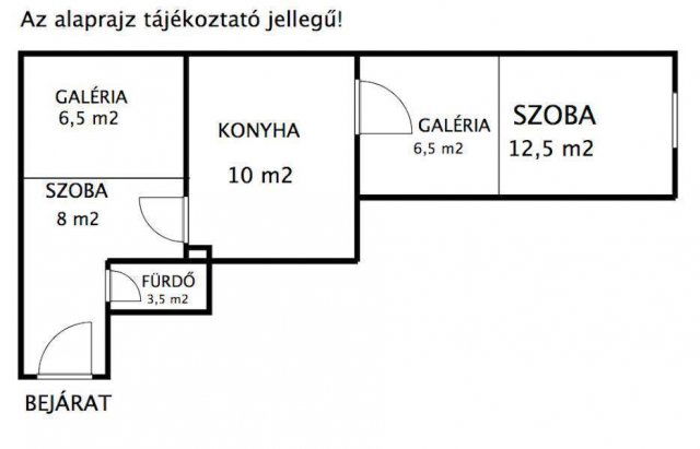 Eladó téglalakás, Budapesten, VIII. kerületben 48 M Ft