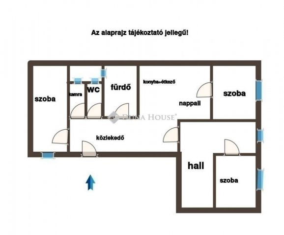Eladó téglalakás, Budapesten, VIII. kerületben 75.9 M Ft