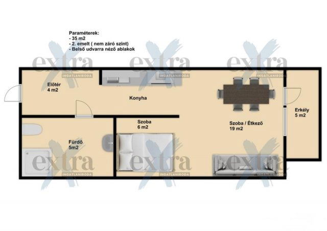 Eladó téglalakás, Szegeden 56.7 M Ft, 1+1 szobás