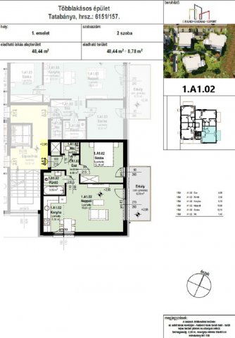 Eladó téglalakás, Tatabányán 53.322 M Ft, 2 szobás