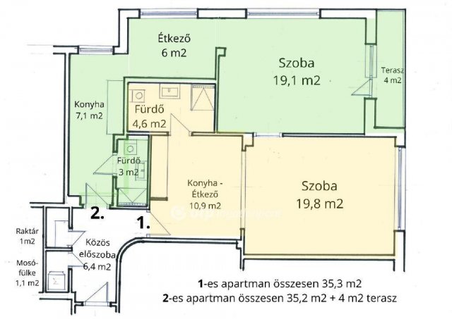 Eladó téglalakás, Budapesten, I. kerületben 139 M Ft, 2 szobás