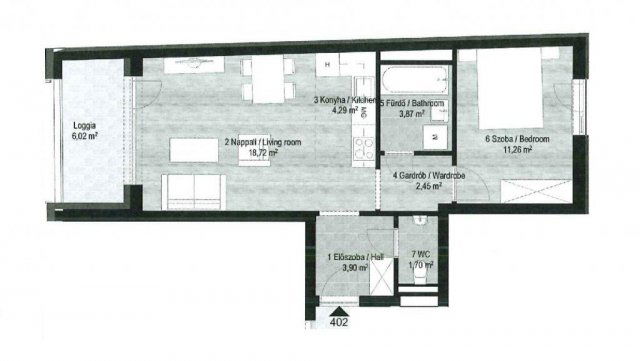 Eladó téglalakás, Budapesten, VIII. kerületben 92.6 M Ft
