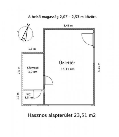 Eladó üzlethelyiség, Ajkán 18.4 M Ft / költözzbe.hu