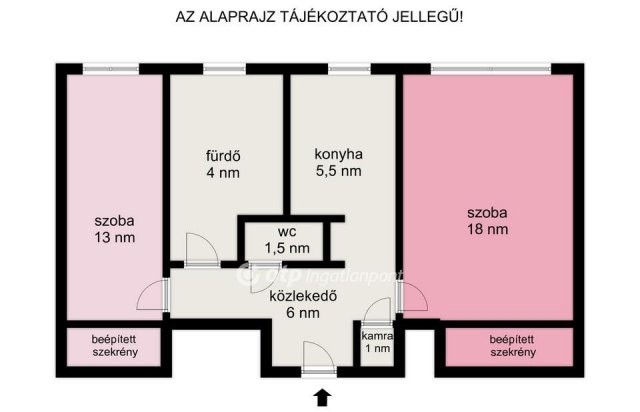 Eladó téglalakás, Budapesten, X. kerületben 55 M Ft, 2 szobás