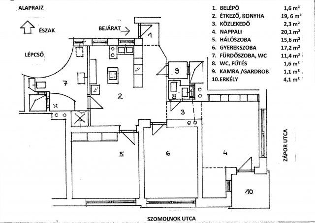 Eladó téglalakás, Budapesten, III. kerületben, Zápor utcában