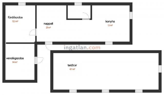 Eladó nyaraló, Lesenceistvándon 177 M Ft, 3 szobás