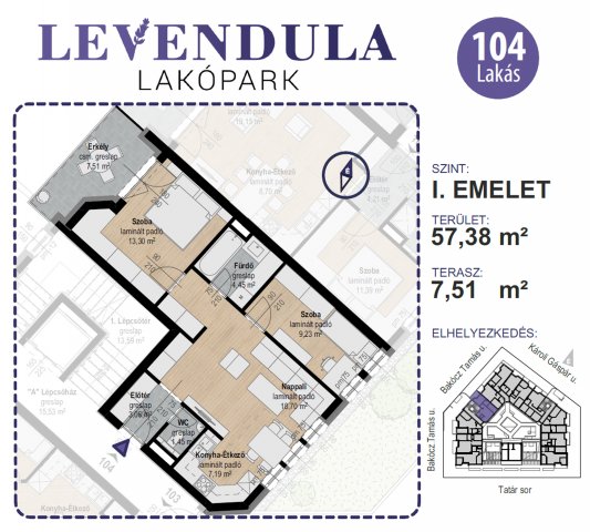 Eladó téglalakás, Kecskeméten 79.5 M Ft, 3 szobás
