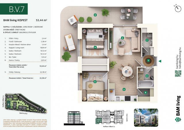 Eladó téglalakás, Budapesten, XIX. kerületben, Iparos utcában