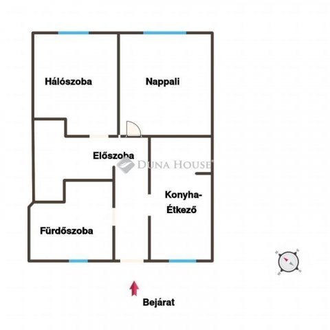 Eladó téglalakás, Balatonfűzfőn 55 M Ft, 2 szobás