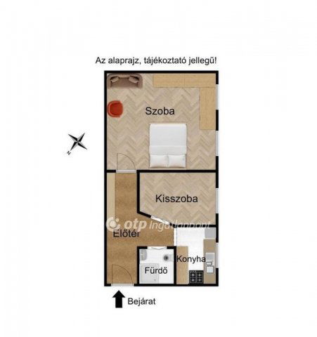 Eladó téglalakás, Budapesten, X. kerületben 42 M Ft, 1+1 szobás