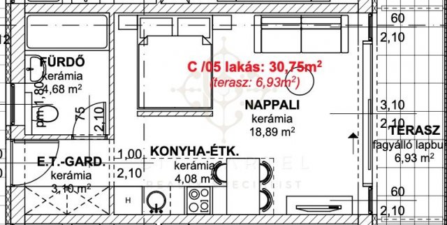 Eladó téglalakás, Balatonlelleén 43.99 M Ft, 1 szobás