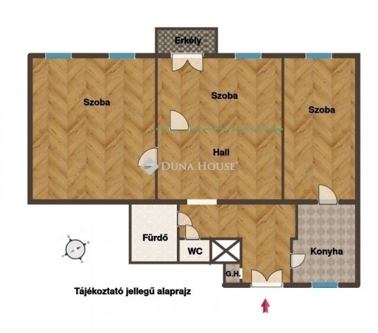 Eladó téglalakás, Budapesten, VI. kerületben 124.9 M Ft