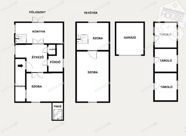 Eladó családi ház, Kecskeméten 59.9 M Ft, 3 szobás