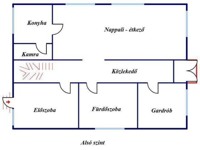 Eladó családi ház, Sándorfalván 89.9 M Ft, 5 szobás