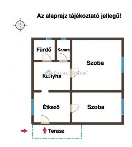 Eladó családi ház, Pusztaszabolcson 45 M Ft, 2 szobás