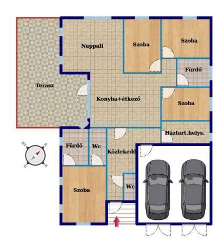 Eladó családi ház, Kecskeméten 138 M Ft, 5 szobás