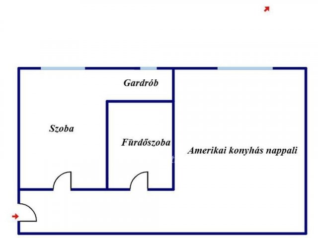 Eladó téglalakás, Miskolcon 17.8 M Ft, 1+1 szobás