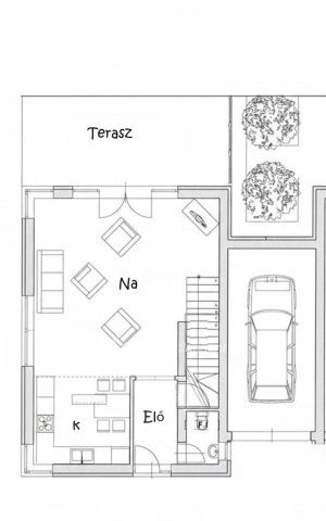 Eladó sorház, Kajászón 106.9 M Ft, 3+1 szobás