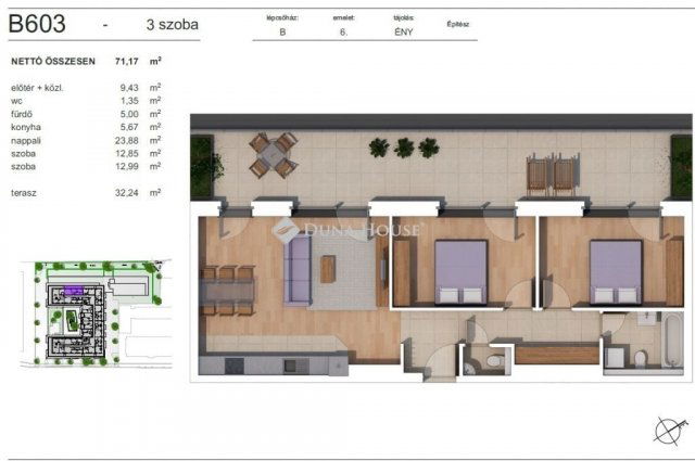 Eladó téglalakás, Budapesten, XIV. kerületben 139.7 M Ft