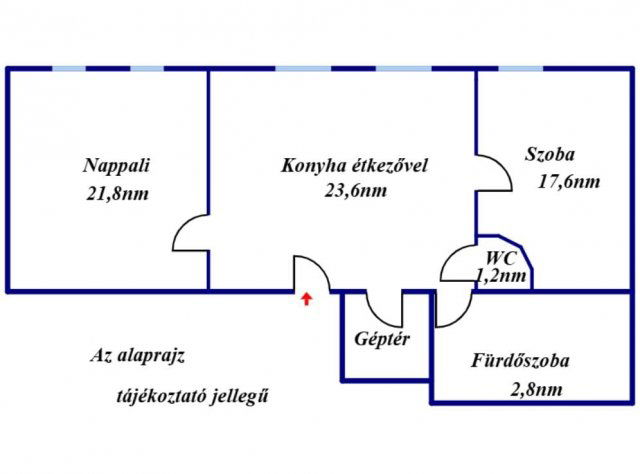 Kiadó téglalakás, albérlet, Cegléden 220 E Ft / hó, 2 szobás