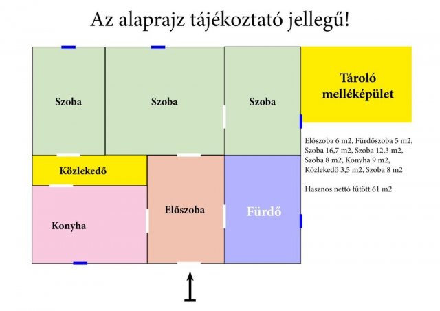 Eladó családi ház, Cegléden 37.9 M Ft, 3 szobás