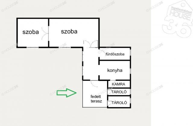 Eladó családi ház, Kecskeméten 49.7 M Ft, 2 szobás