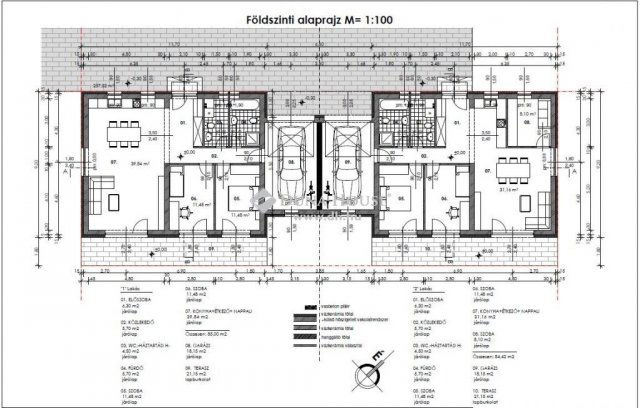 Eladó ikerház, Zsámbékon 99.9 M Ft, 1 szobás