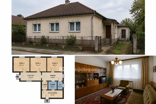 Eladó családi ház, Rákóczifalván 35 M Ft, 3 szobás