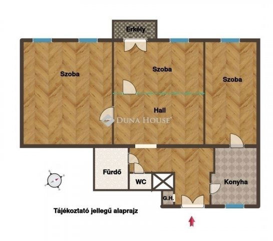 Eladó téglalakás, Budapesten, VI. kerületben 129.9 M Ft