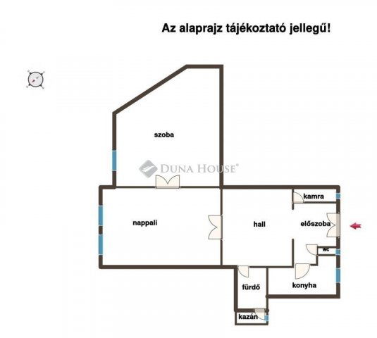 Eladó téglalakás, Budapesten, VIII. kerületben 87 M Ft, 2 szobás