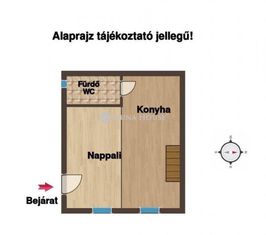 Eladó téglalakás, Budapesten, VI. kerületben 57.7 M Ft, 1 szobás